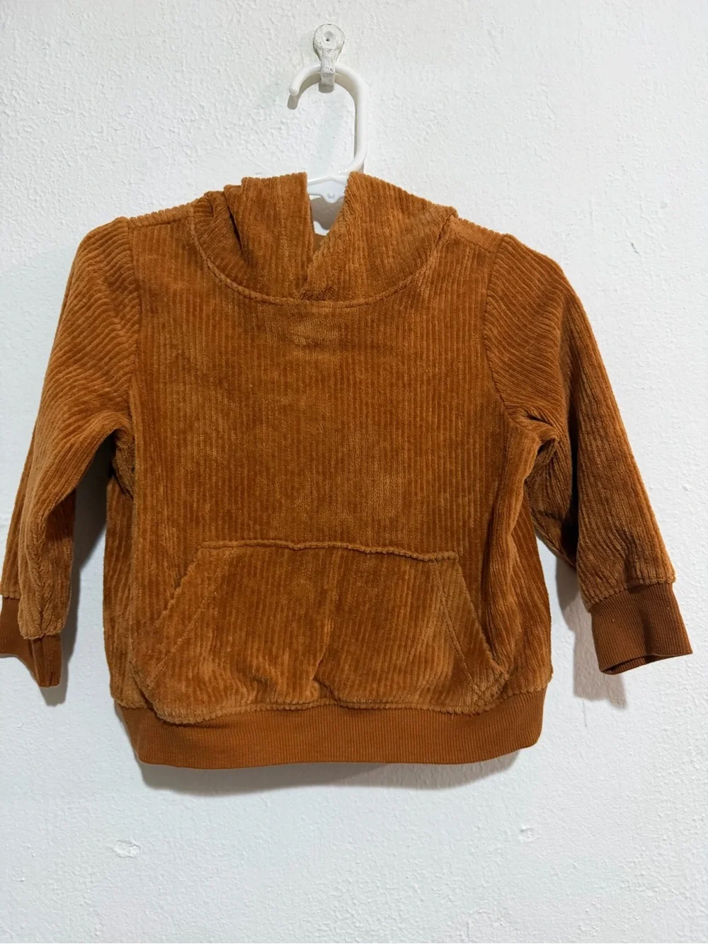 Old Navy Corduroy Hoodie in Rust